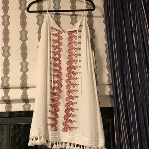 Whit dress from aqua